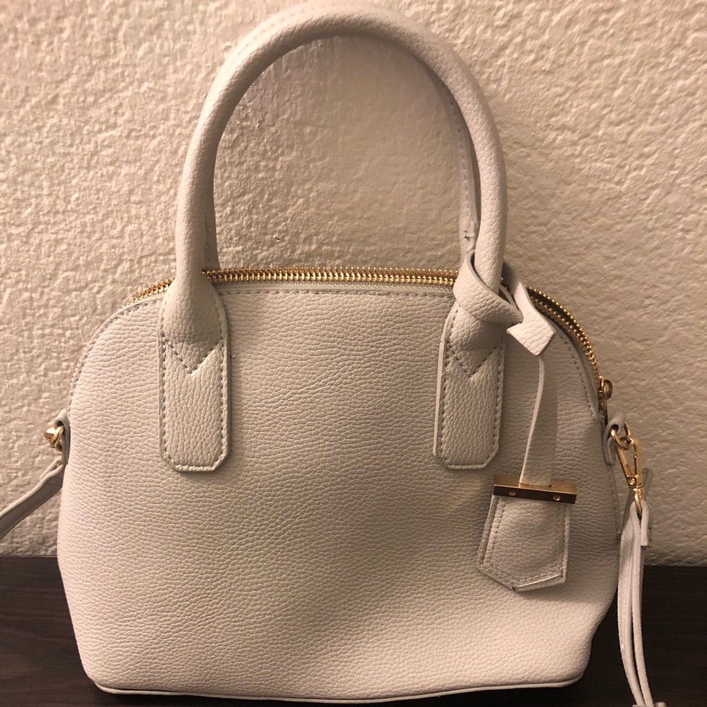 Grey crossbody bag